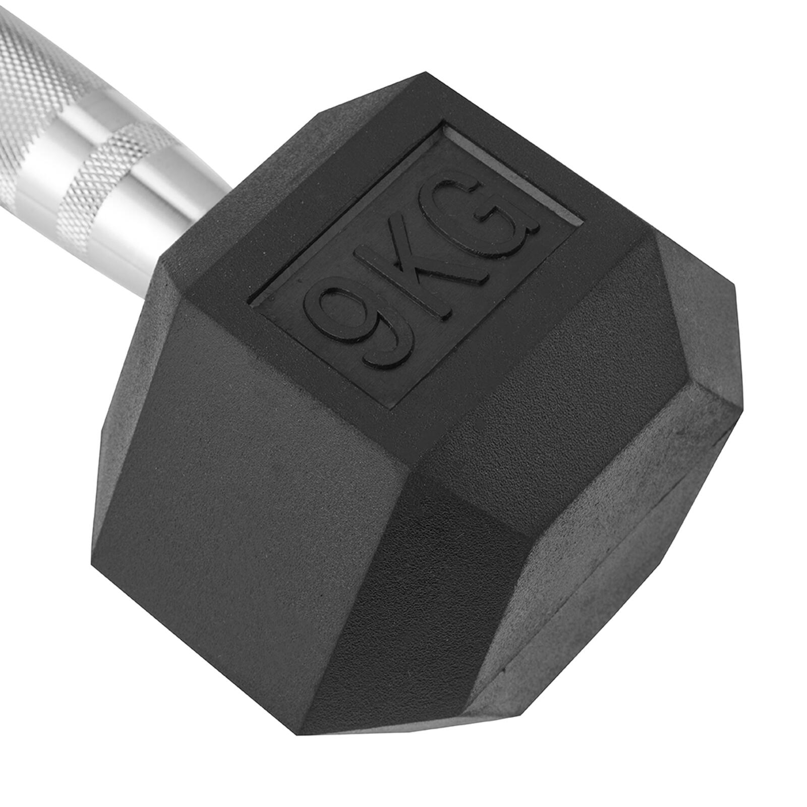 Haltères hexagonales 9kg Fitness Tech Set 2 Unités 6/8