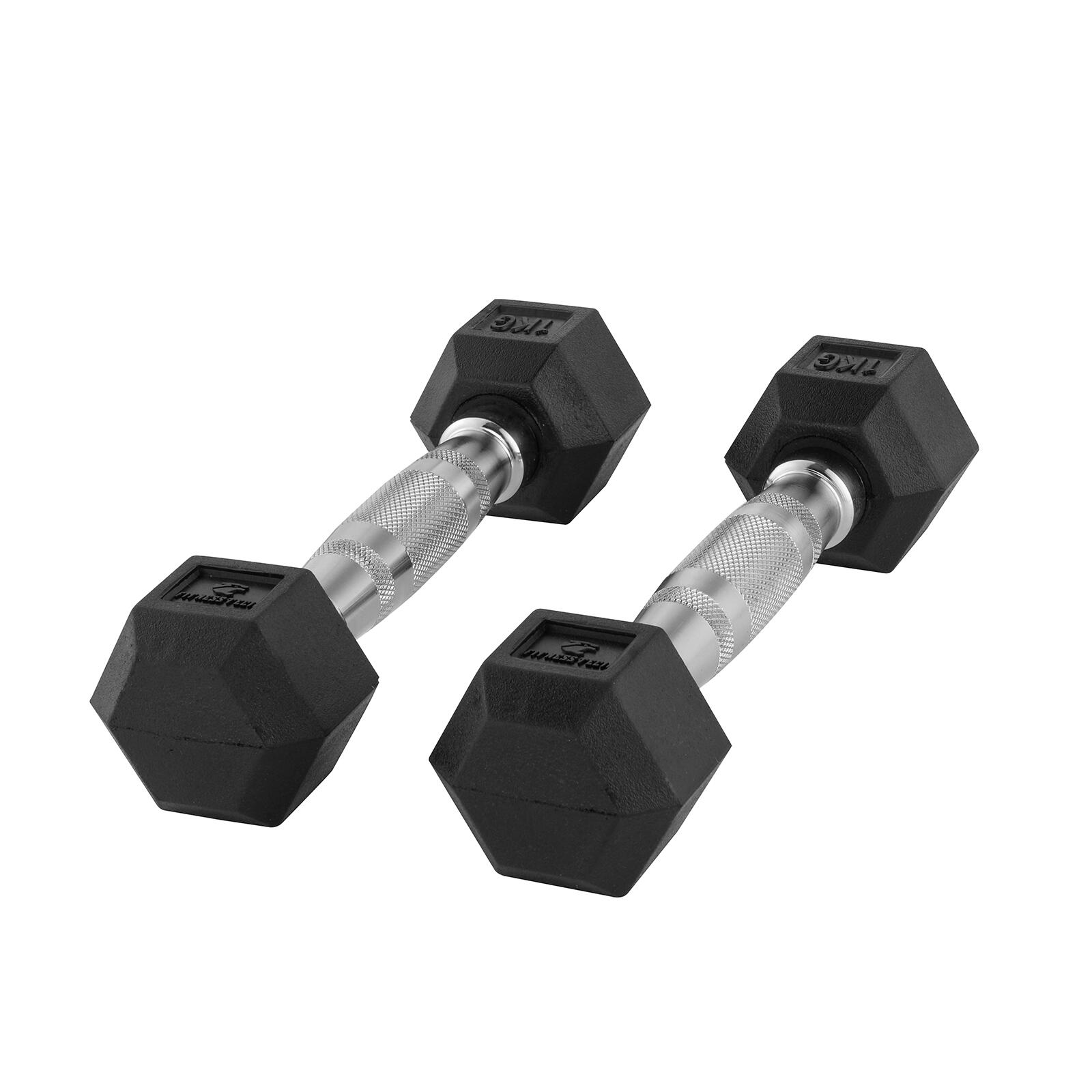 Halteres Hexagonais 1kg Fitness Tech – Conjunto com 2 Unidades 2/8