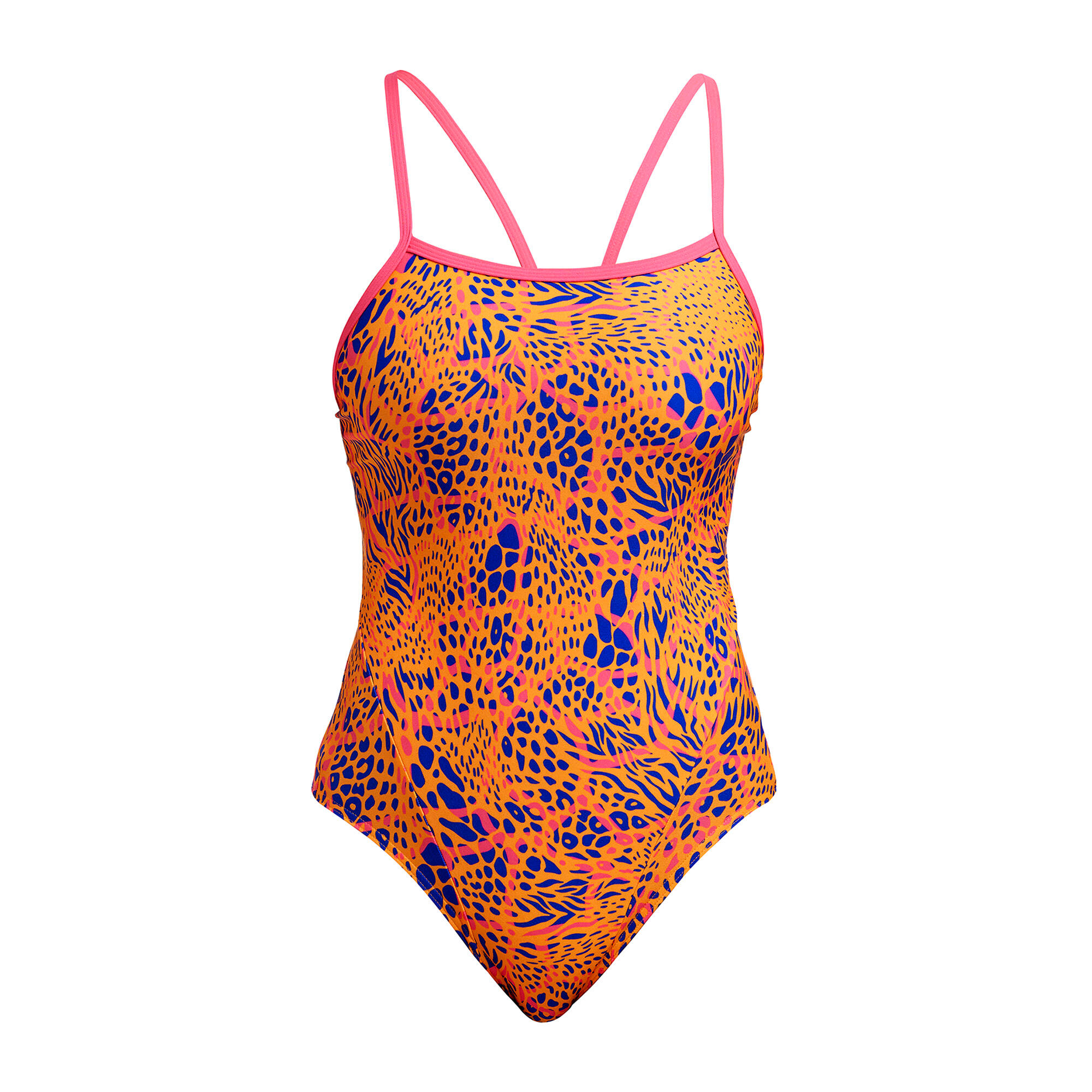 Funkita - Maillot De Bain Une Pièce Funkita À Bretelles Simples Pour Femme - Maillot De Bain 1 Pièce - Orange - 28 - Decathlon