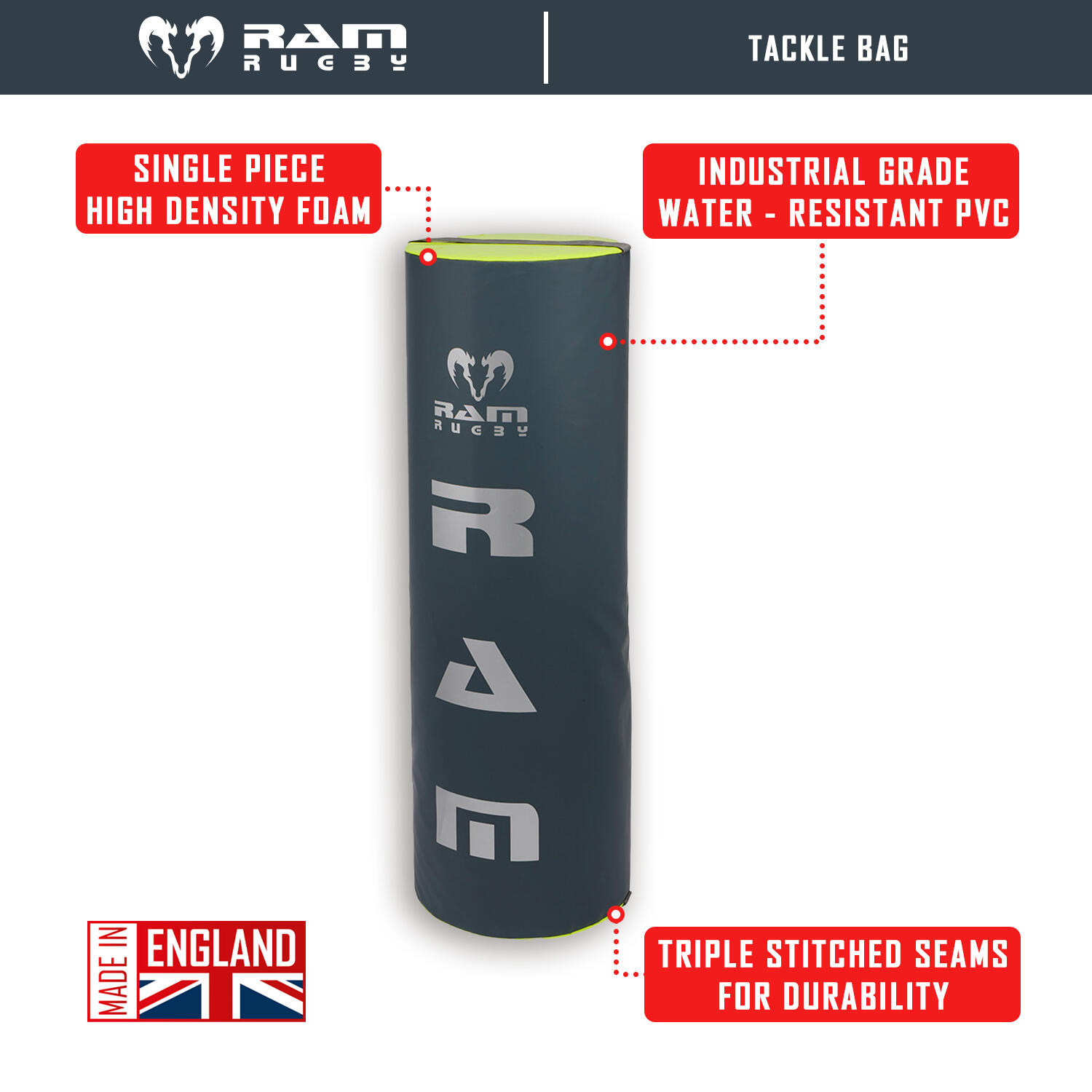 Ram Rugby 20kg Tackle Bag 2/7
