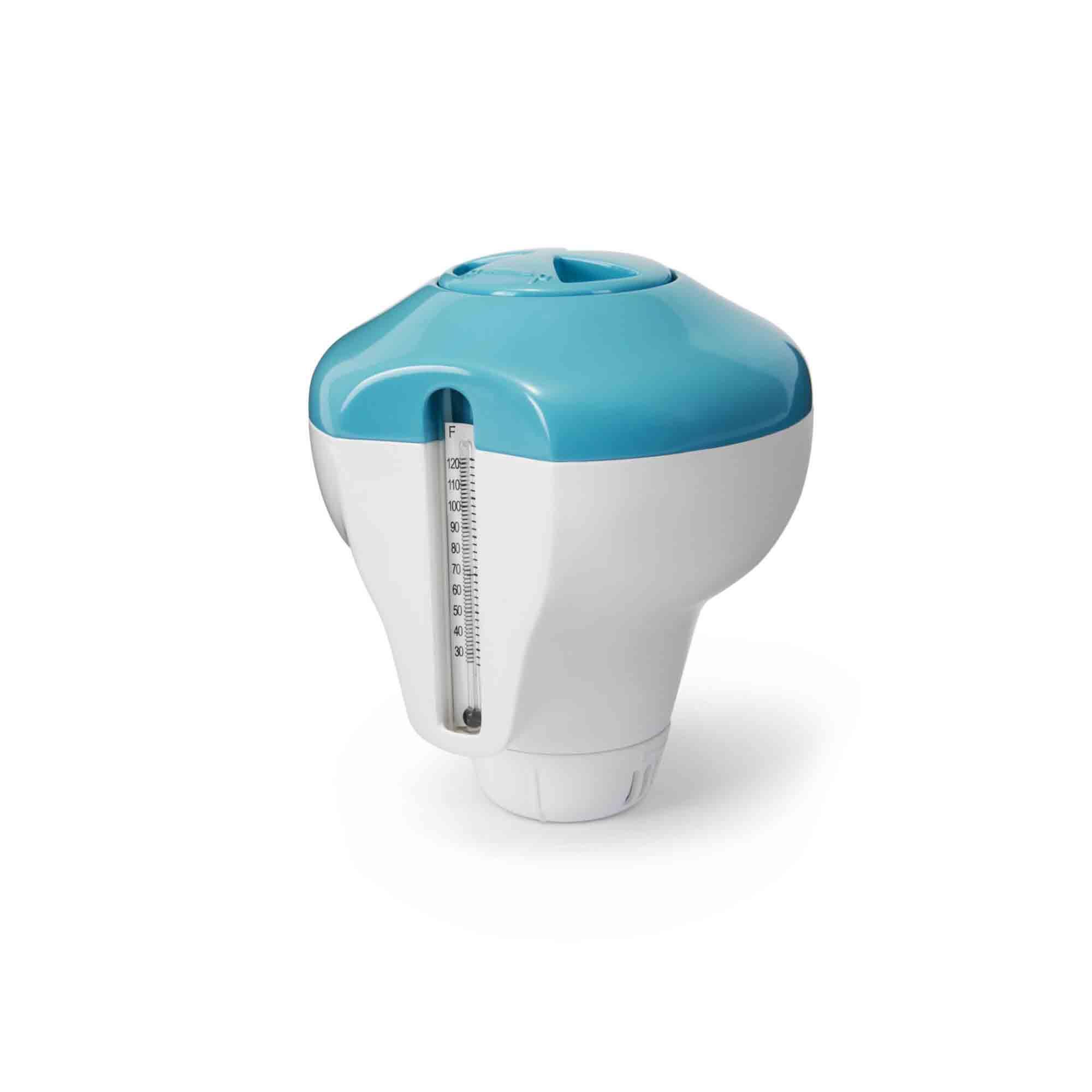 Intex 2-in-1 chloordrijver met thermometer 1/3