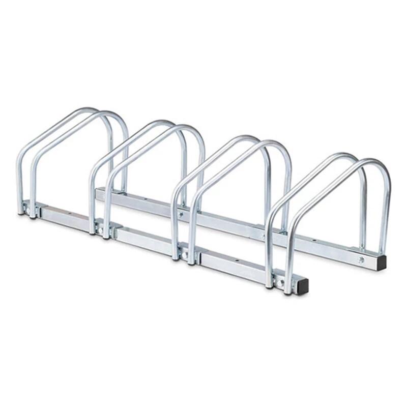 DUNLOP Dunlop Fahrradständer für 4 Fahrräder (silber)
