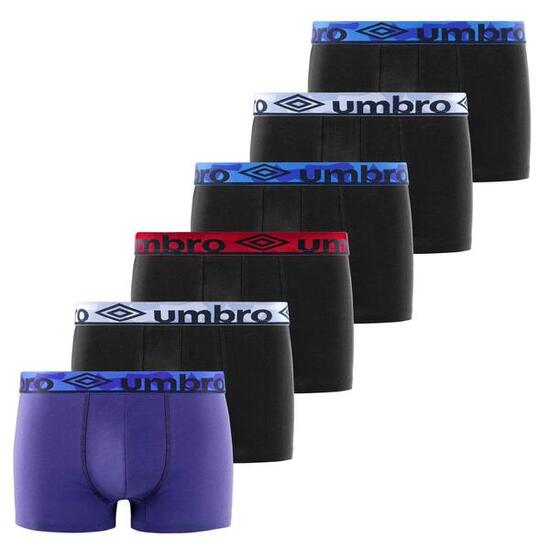 Lot de 6 boxers homme en coton Force