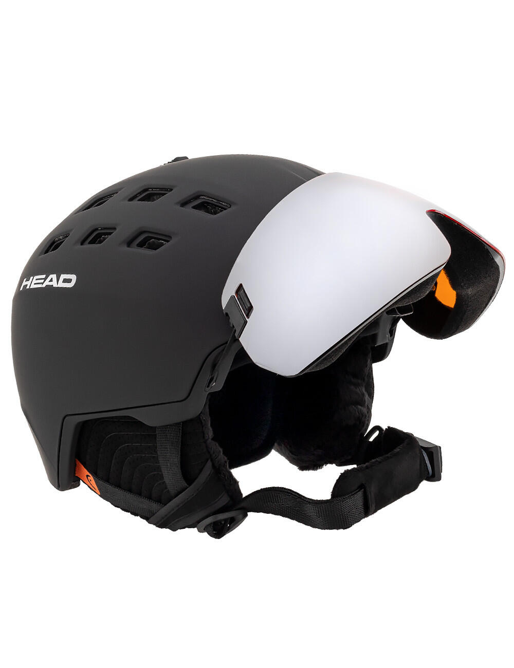 Kask narciarski męski z wbudowaną szybą HEAD RADAR black 1/4