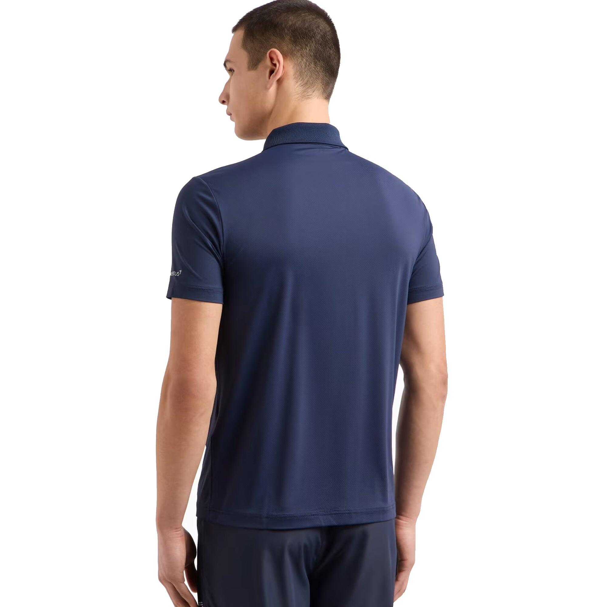 Tennis Pro Technical Polo Shirt Navy Blue 4/4