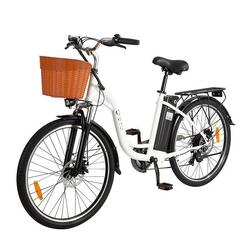 DYU C6 femme vélo électrique, moteur de 250 watts, vitesse maximale de 25 km/h