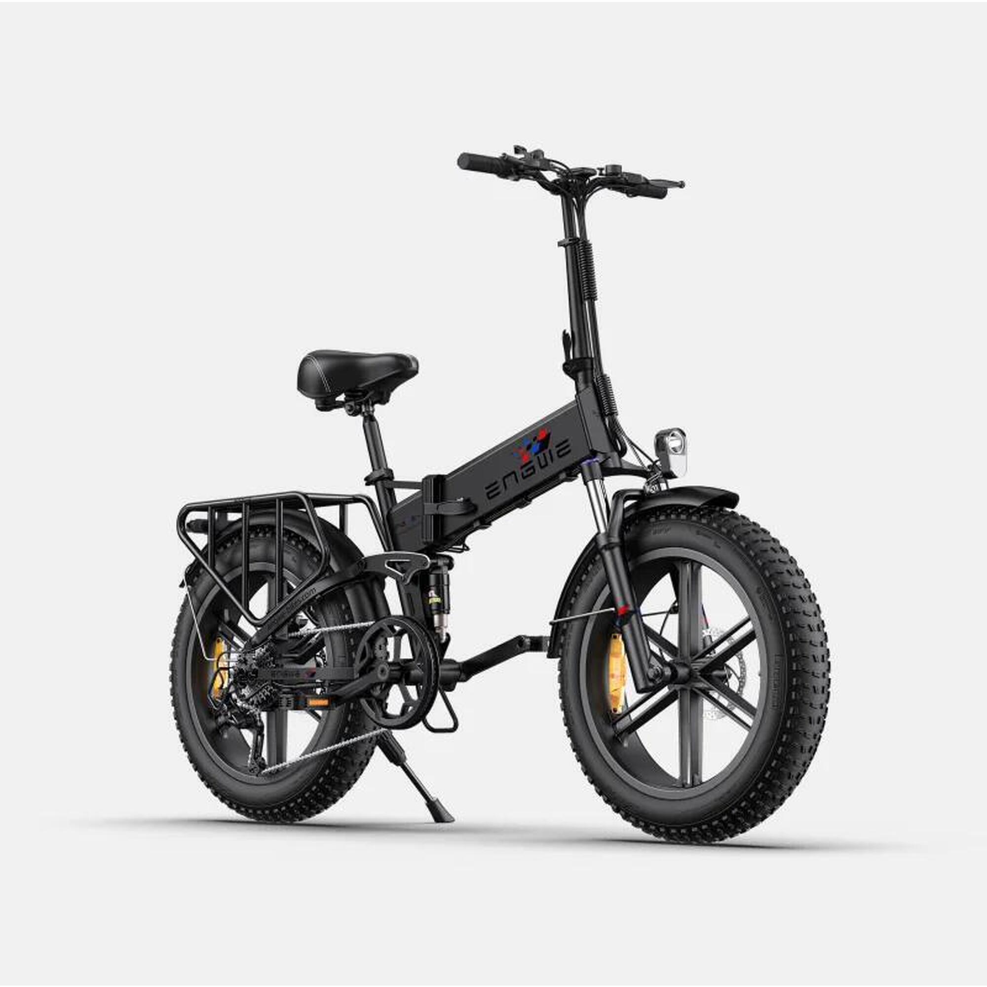 Engwe - Vélo Électrique Pliable Engine X, Moteur De 250 Watt - Fatbike - Noir - Decathlon