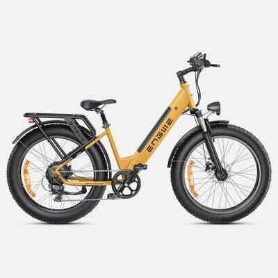 E26 fatbike, e-bike, 250 watt motorvermogen, topsnelheid 25 km/u