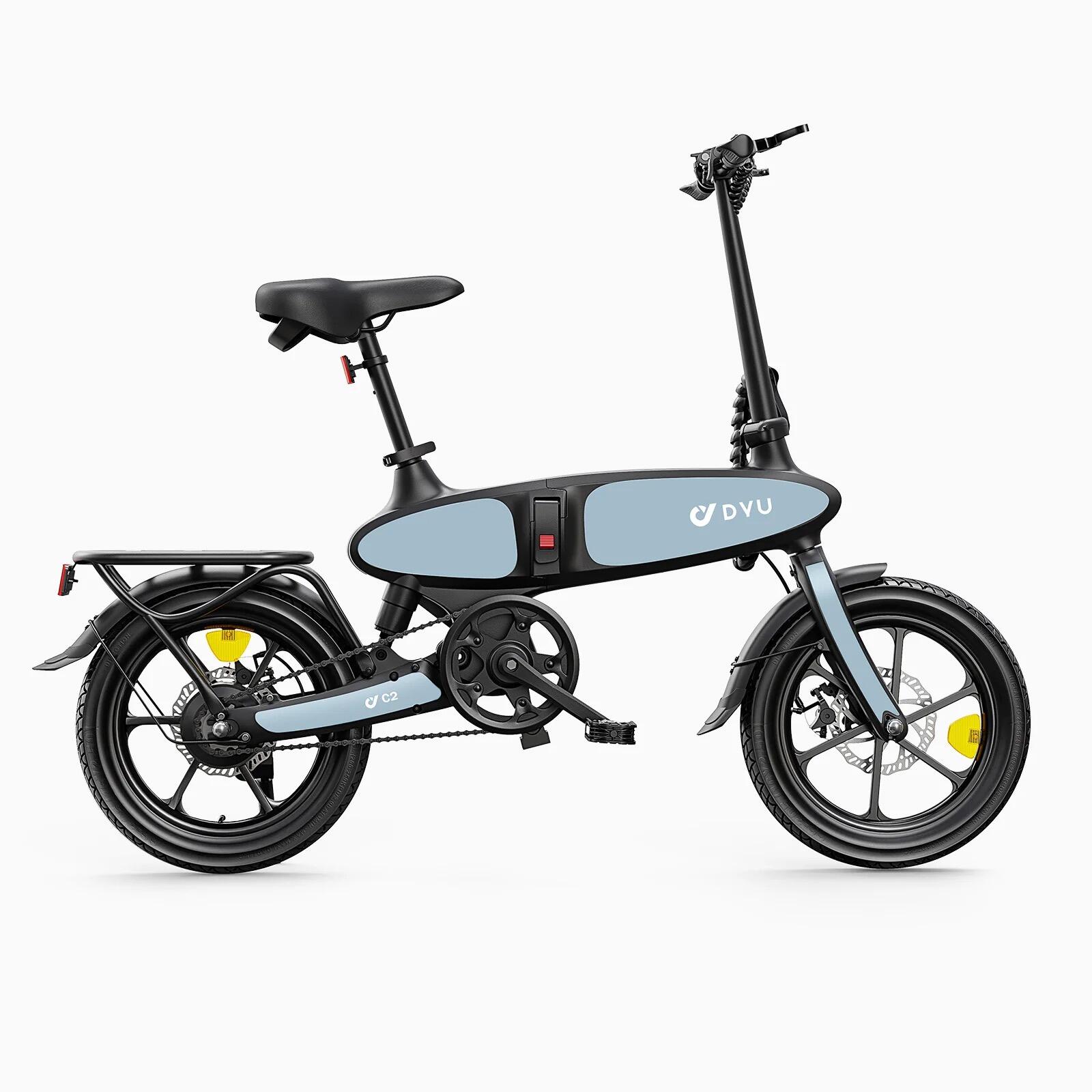 DYU C2 Opvouwbare elektrische fiets 1/7