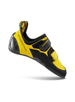 Kletterzunge Katana La Sportiva gelb/schwarz Klettverschluss XS Edge 4 mm