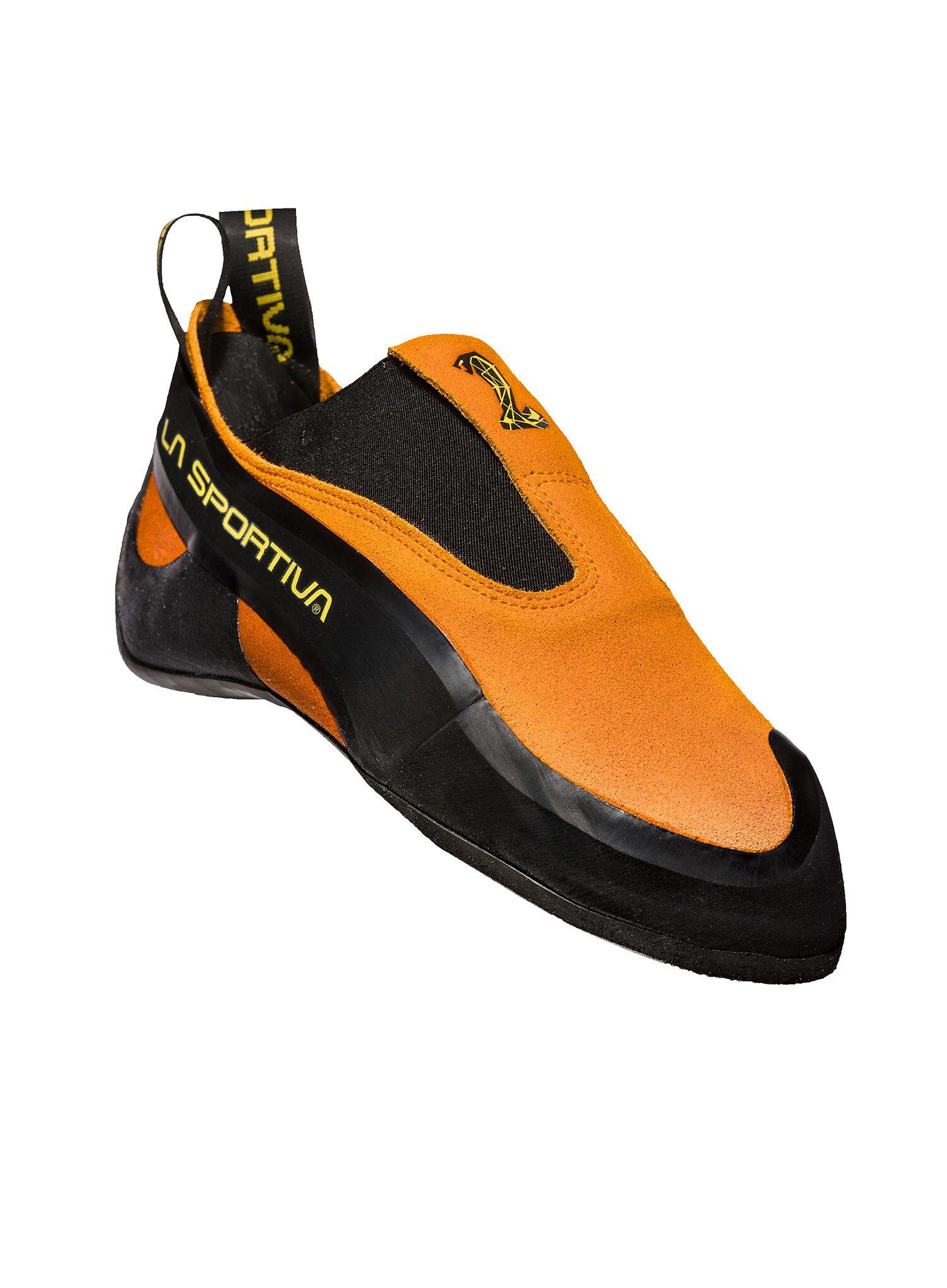 Chausson d'escalade La Sportiva Cobra orange Vibram Grip2 3/7