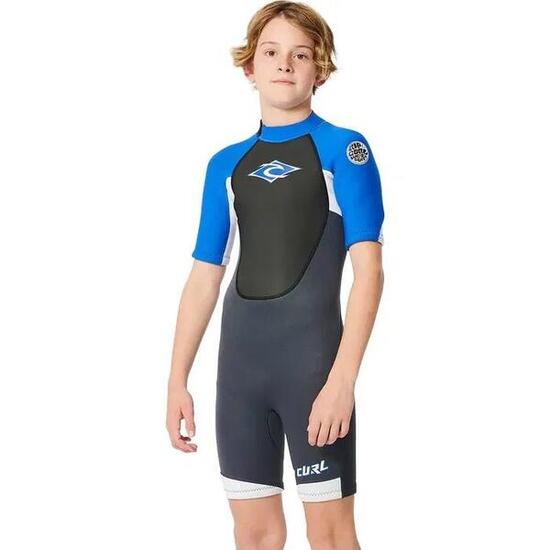Shorty surf enfant - zip dorsal - Omega 2 mm