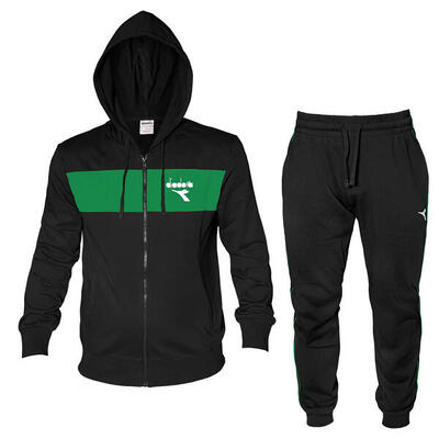 Tuta Uomo Cotone Leggero Full Zip - Cappuccio 072