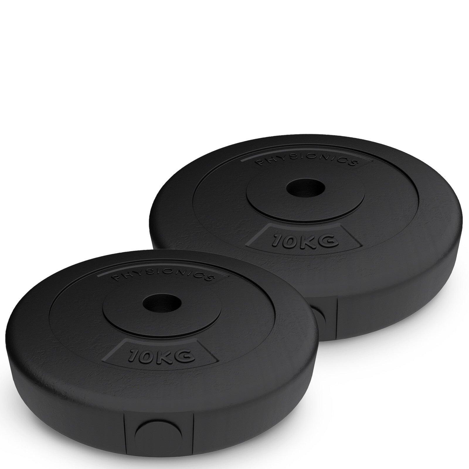 Set discuri de plastic, umplute cu ciment, 2 x 10kg