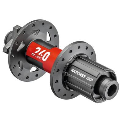 DT Swiss HR-Nabe 240 EXP MTB Disc Brake 150/12 TA, 28 L., IS 6 -bolt, Shim.Light
