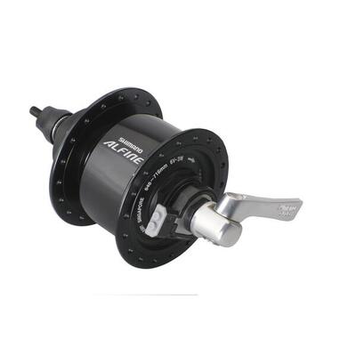 Shimano VR-Nabendynamo Alfine DHS501 100mm, 36 Loch, schwarz, Centerlock,SNSP