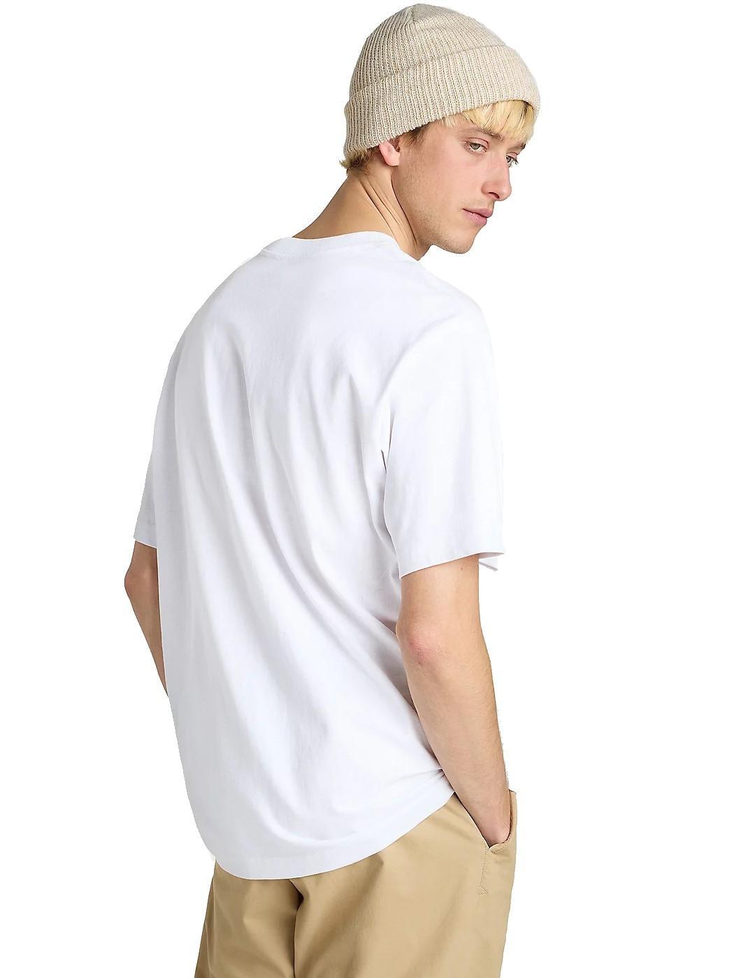 Maillot pour homme Vans Salton loose Blanc 4/4