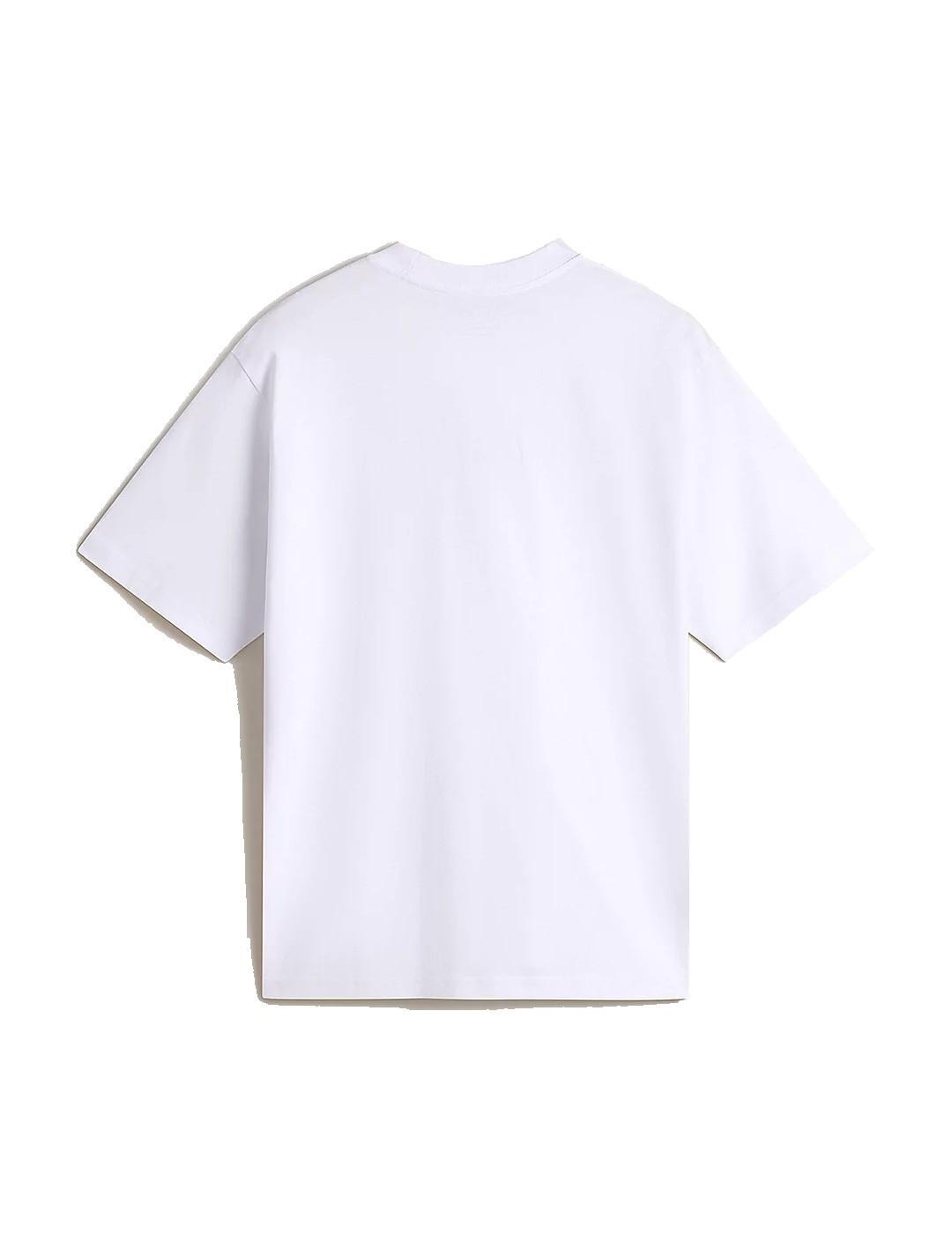 Camiseta para Hombre Vans Salton loose Branco. 2/4