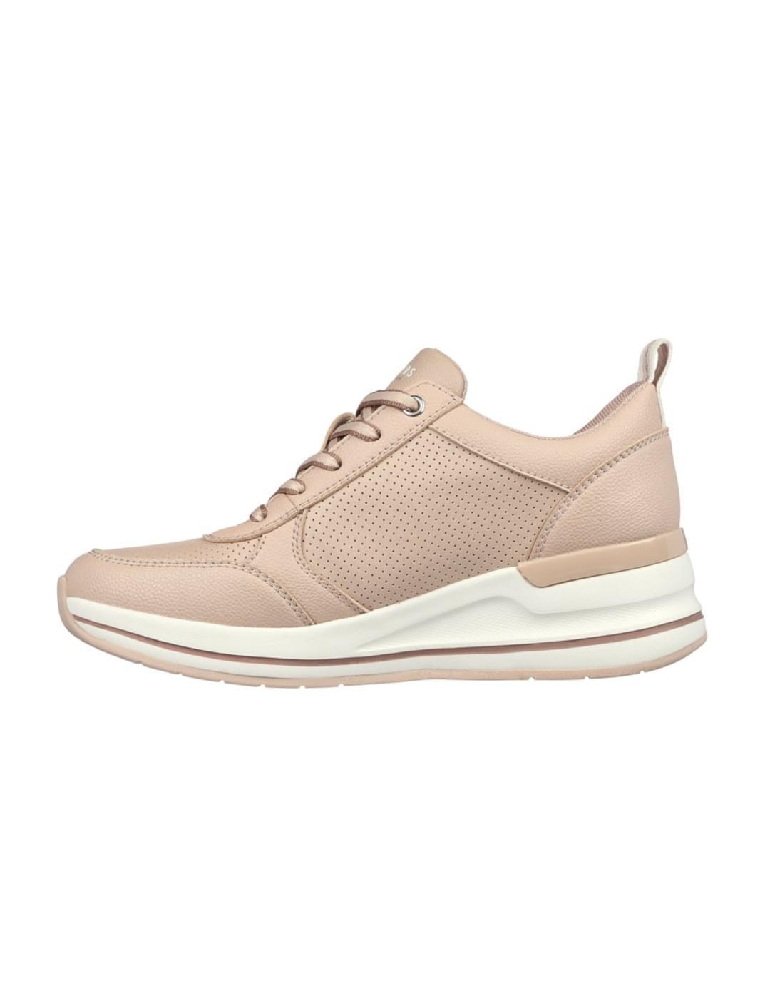 Zapatillas para Mujer Skechers Billion 2- side lines Beige 2/5