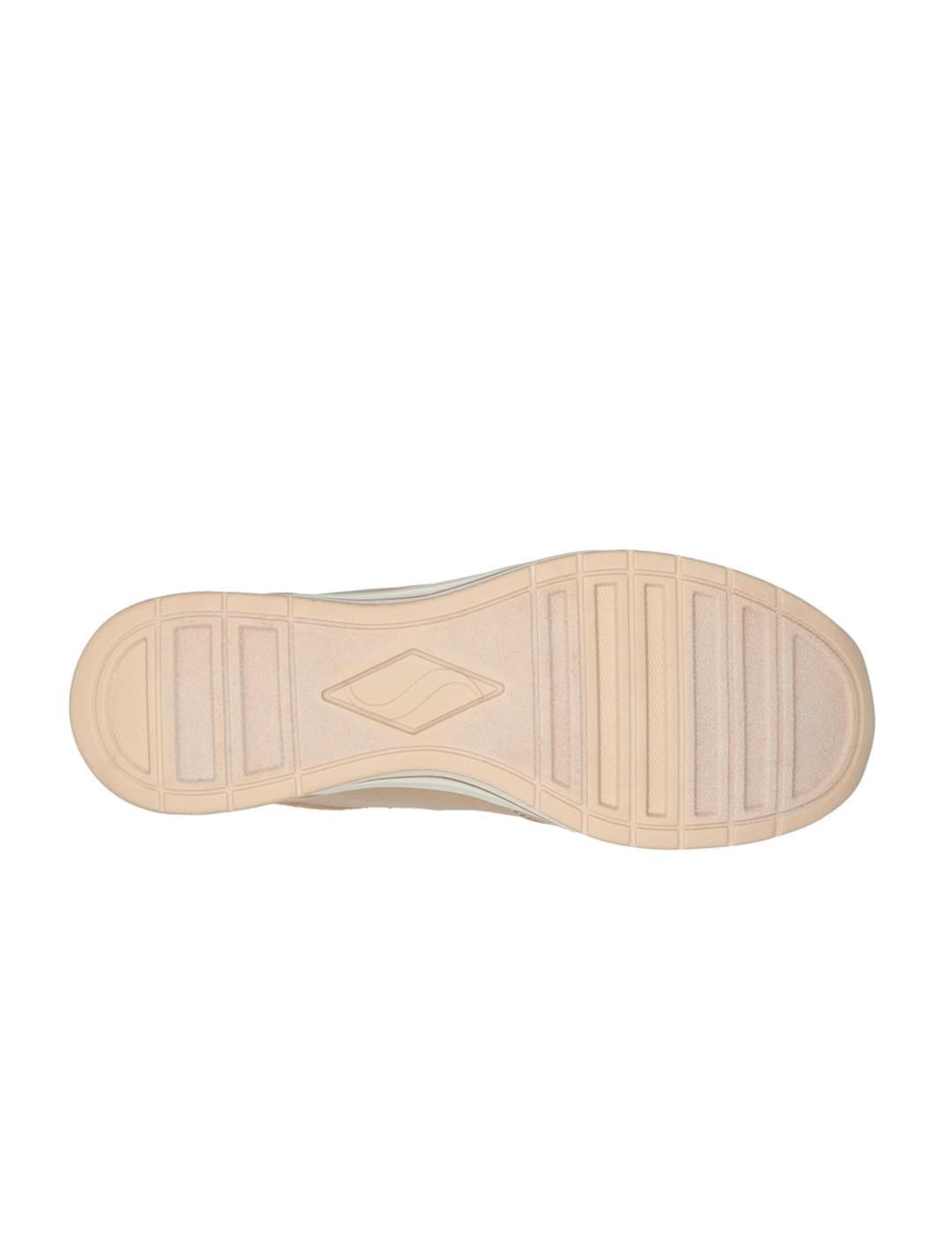 Zapatillas para Mujer Skechers Billion 2- side lines Beige 5/5
