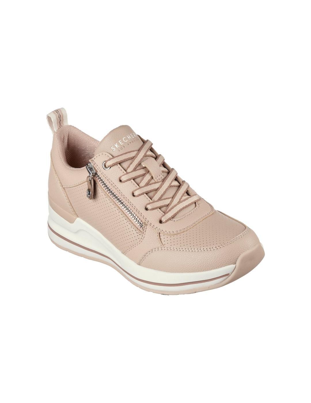 Zapatillas para Mujer Skechers Billion 2- side lines Beige 3/5