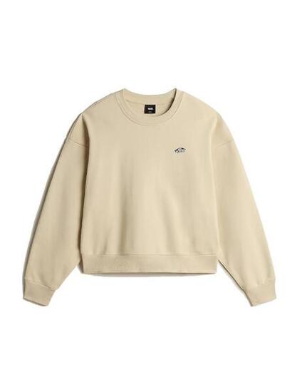 Pulls molletonnés pour femmes Vans Style 76 rétro beige