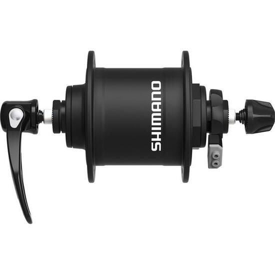 Shimano VR-Nabendynamo DHT4000 100mm, 32 Loch, mit SNSP, schwarz