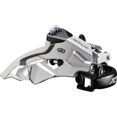 Shimano voorderailleur top-swing dual pull fd-m370x6 66-69°, 34,9/31,8/28,6 mm