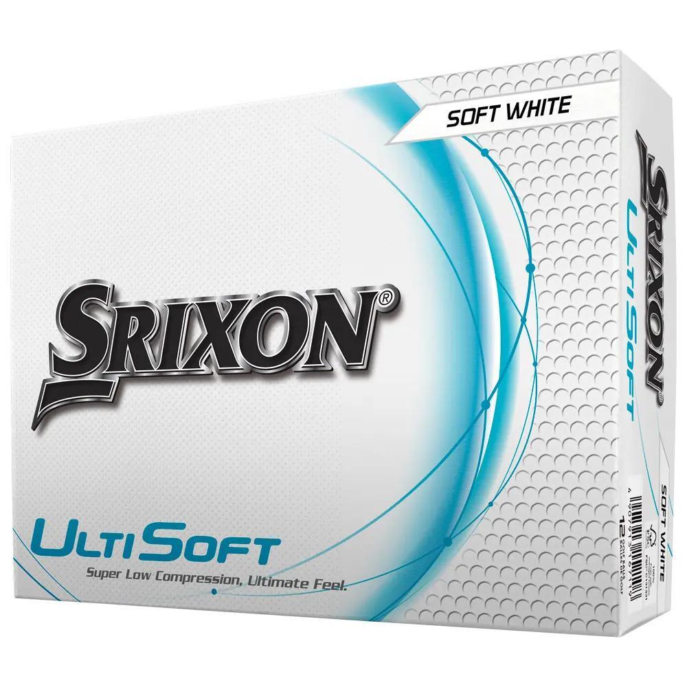 SRIXON Doos van 12 Srixon Ultisoft Golfballen Wit Nieuw