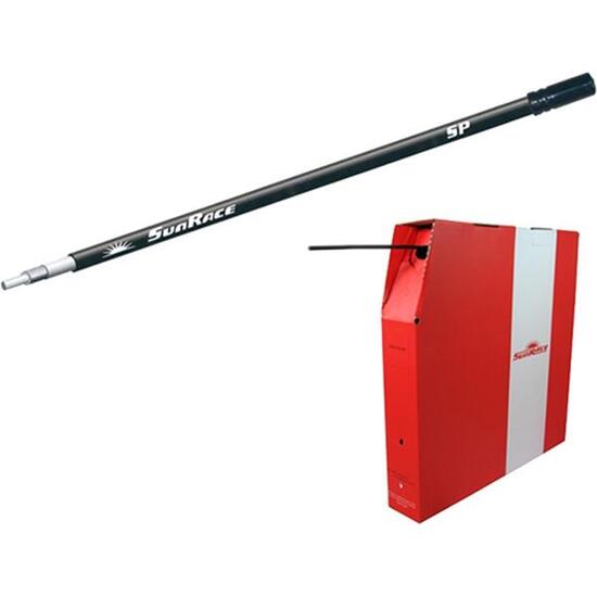 SunRace Schalthülle 4mm, Sunrace, schwarz, 50m