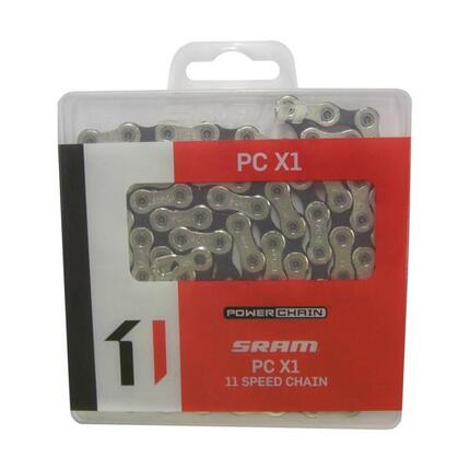 Sram Schaltungskette PC X1 SolidPin 118 Glieder 11-fach, PowerLock, si/sw.