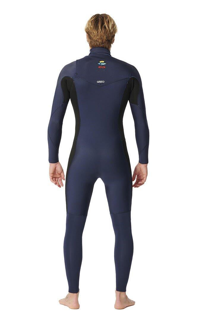Combinaison surf homme - zip poitrine - Dawn Patrol 4/3 mm 5/5