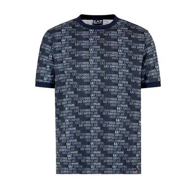 T-shirt Uomo T-shirt blu 7M000208-UB102