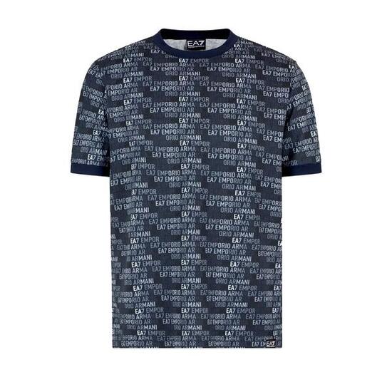 T-shirt Uomo T-shirt blu 7M000208-UB102