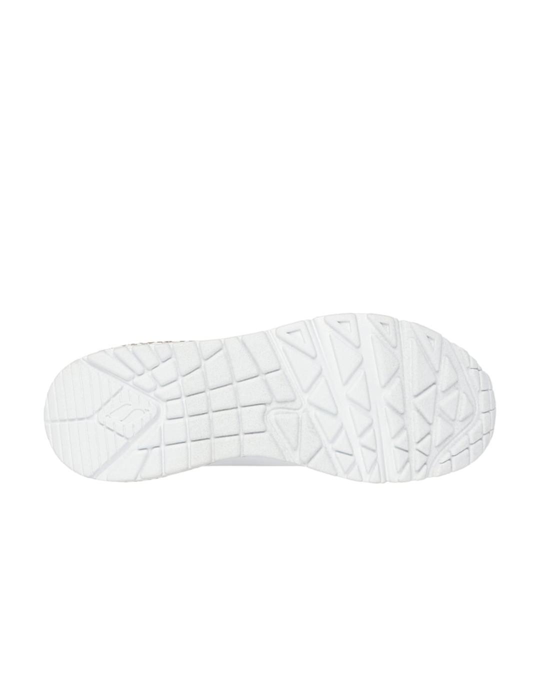 Sapatilhas Skechers Mulher x JGoldcrown: Uno - Loving love Brancas 5/7