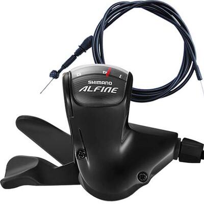 Shimano Schalthebel ALFINE SL-S503 8-fach. rechts. RAPIDFIRE Plus. schwarz