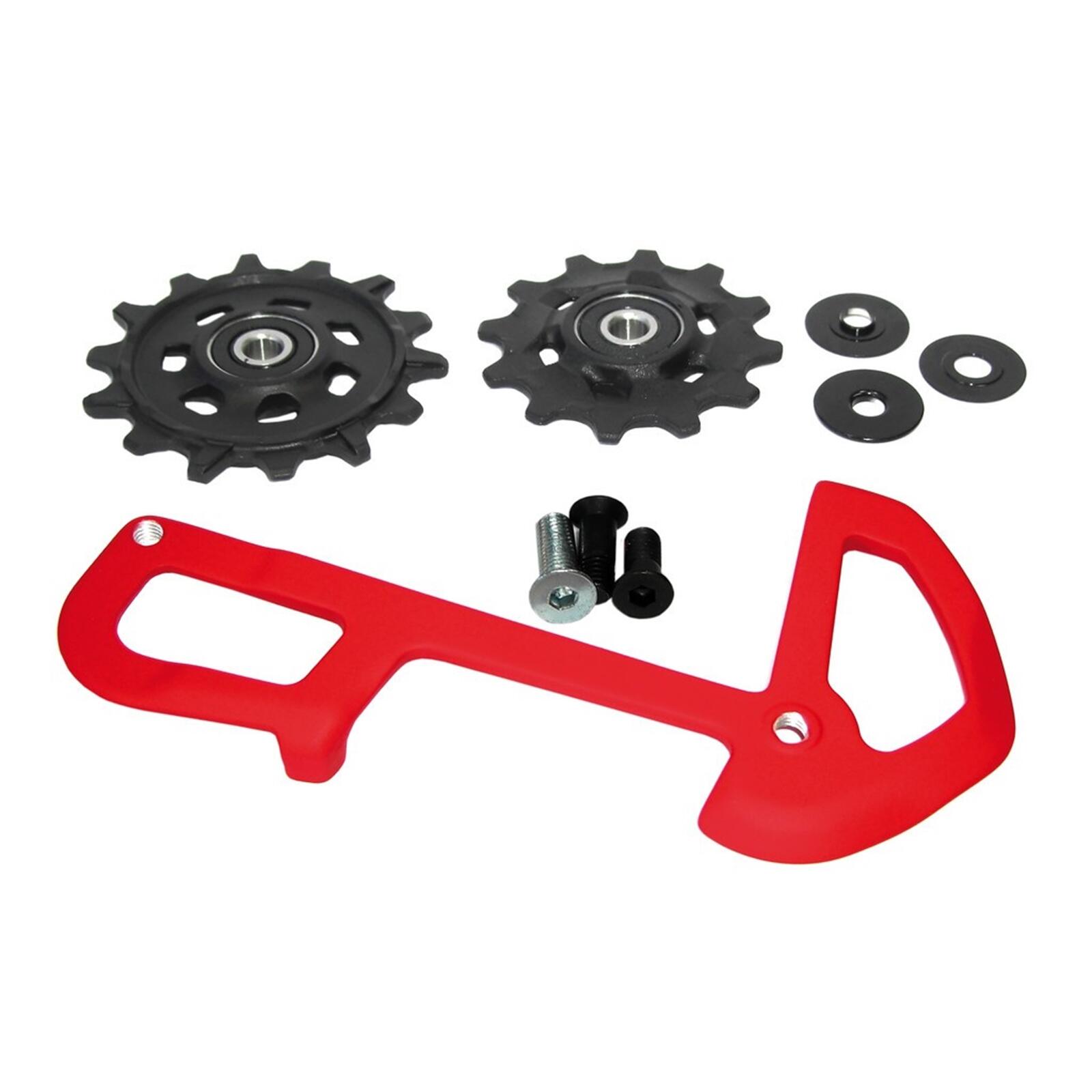 Pebble Sram Kit Galets Et Chape Interne Xo1 Eagle Rouge