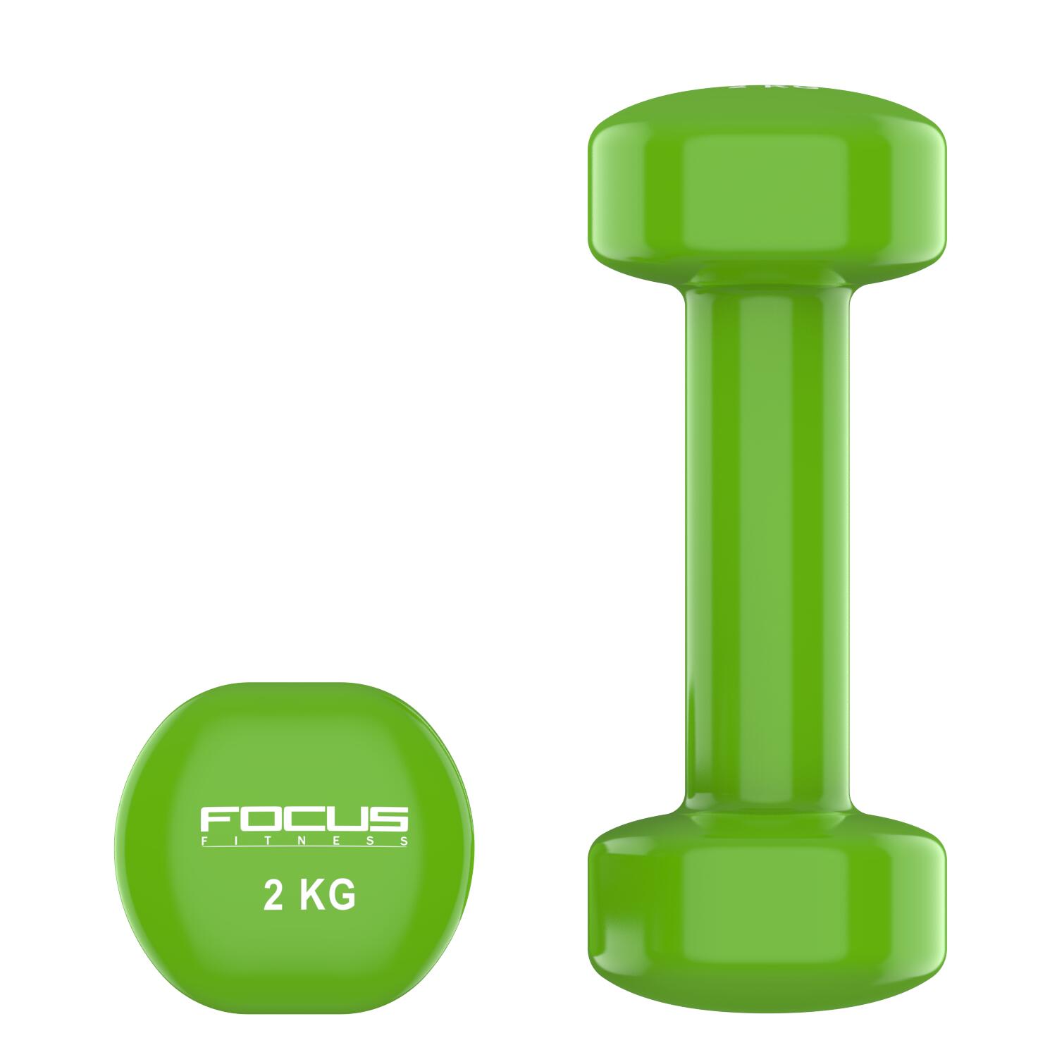 Vinyl Dumbbells - 2 x 2 kg 3/6