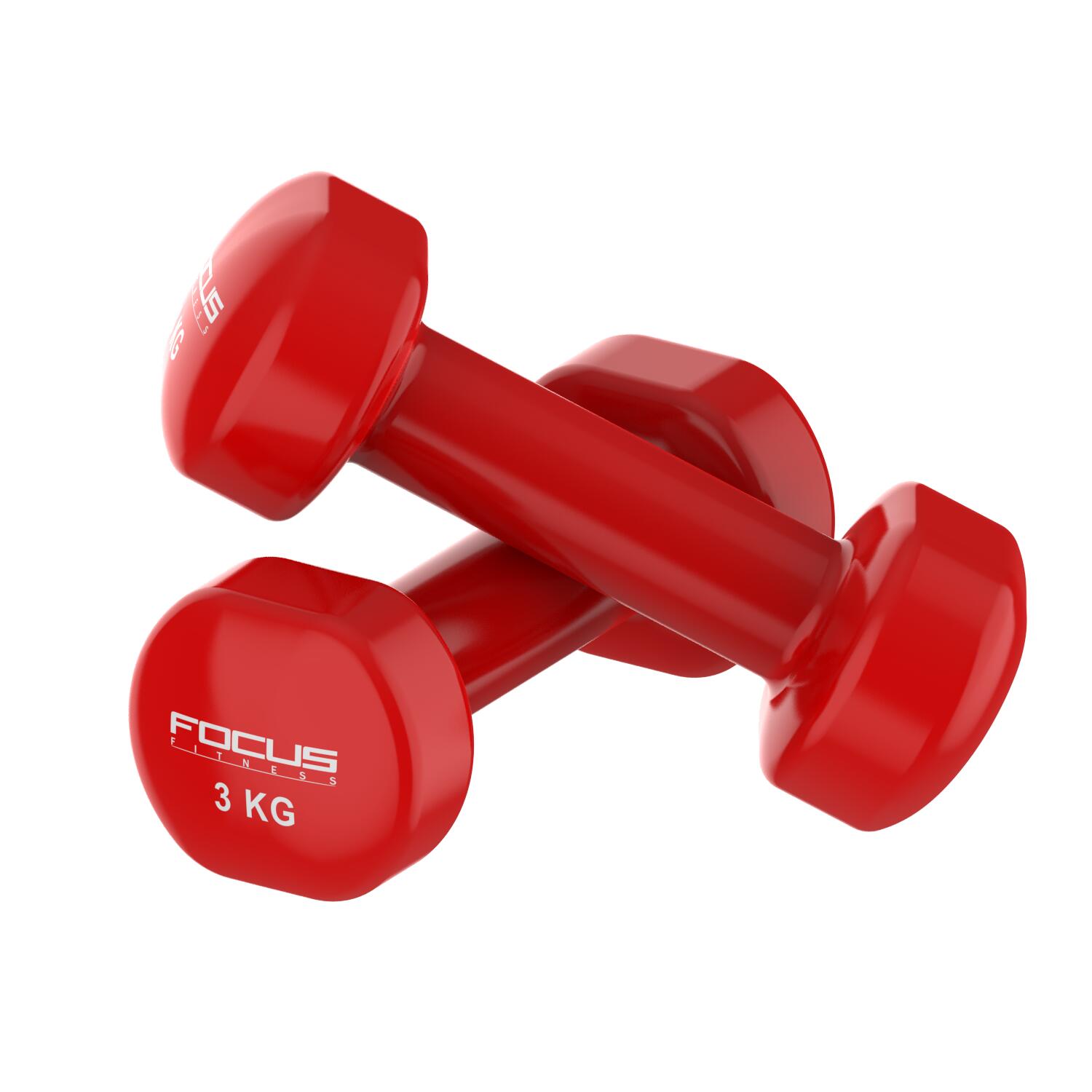 Vinyl Dumbbells - 2 x 3 kg 2/6