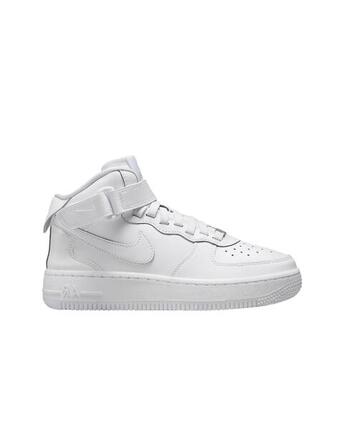 Chaussures enfant Nike Air Force 1 Mid EasyOn Gs blanc