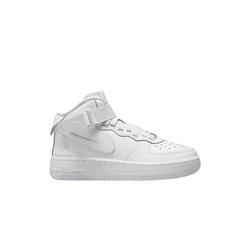 Chaussures enfant Nike Air Force 1 Mid EasyOn Gs blanc