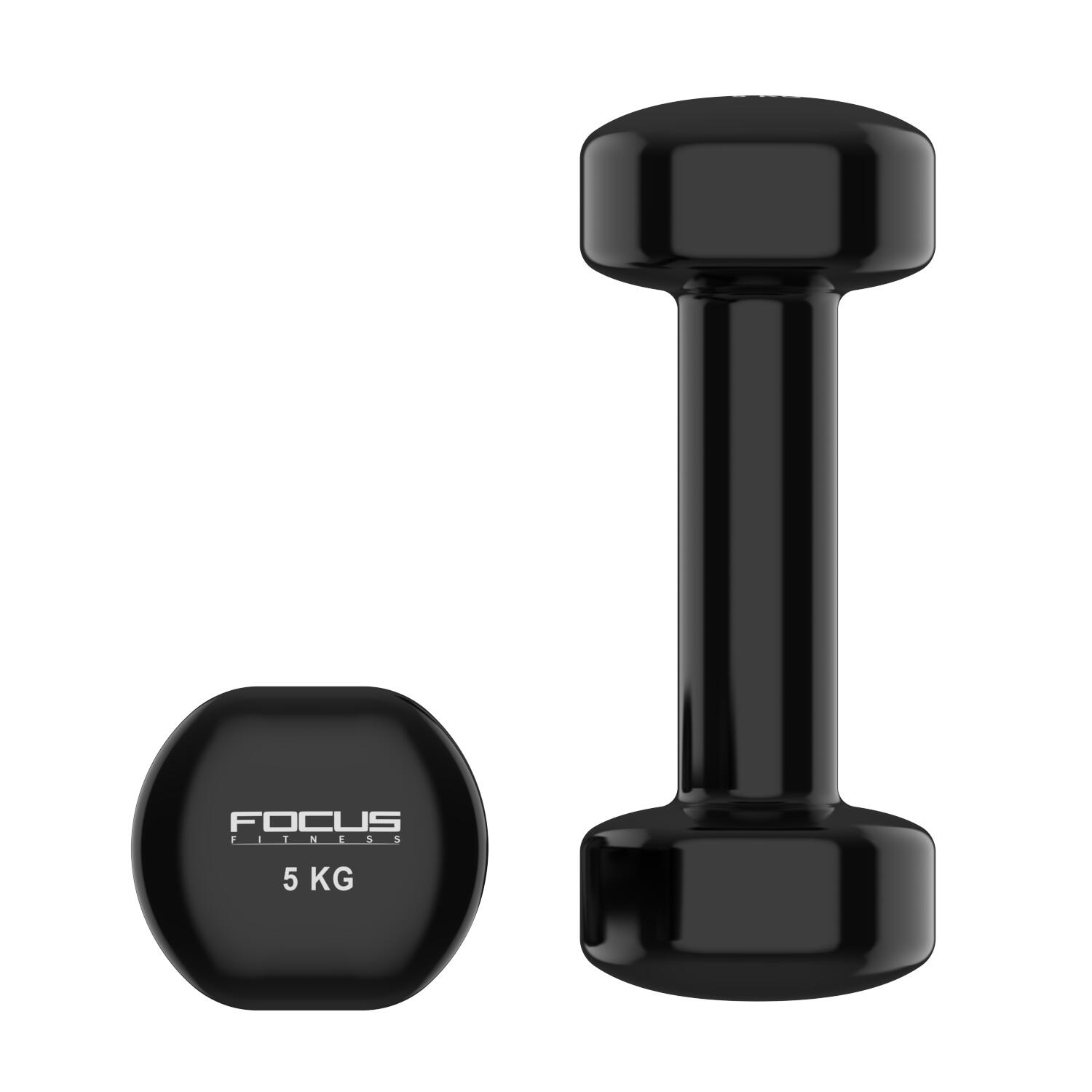 Vinyl Dumbbells - 2 x 5 kg 3/6