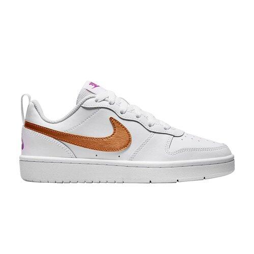 Scarpe Nike COURT BOROUGH LOW 2 SE (GS) BIANCO/ORO