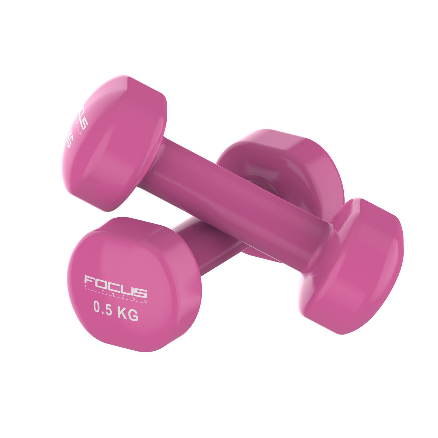Vinyl Dumbbells - 2 x 0,5 kg 2/6