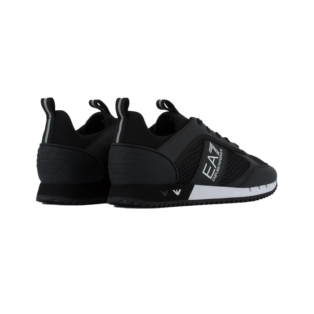 Mesh Runner Trainers Black/White 4/4