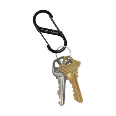 NITE IZE Dubbele karabijnhaak S-biner mini haak sleutelhanger