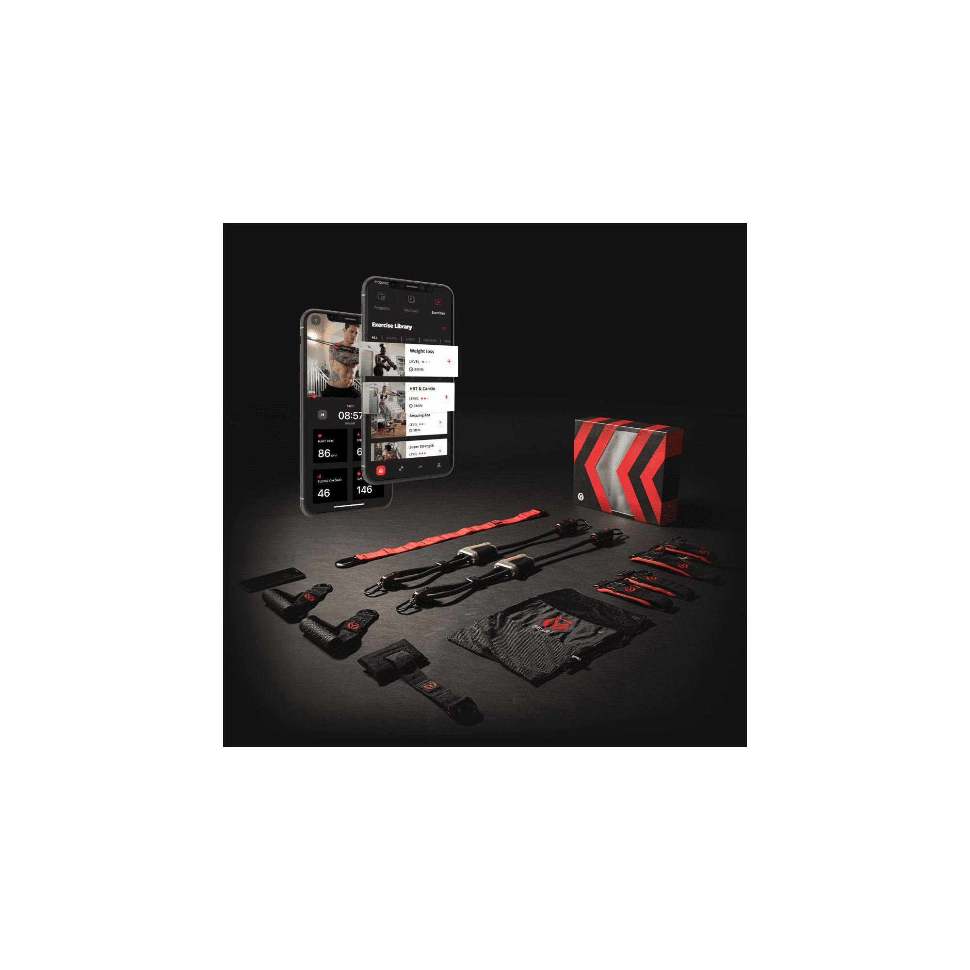 Bandes de résistance connectées HyGear 1 - 200 programmes d'entraînements 2/6