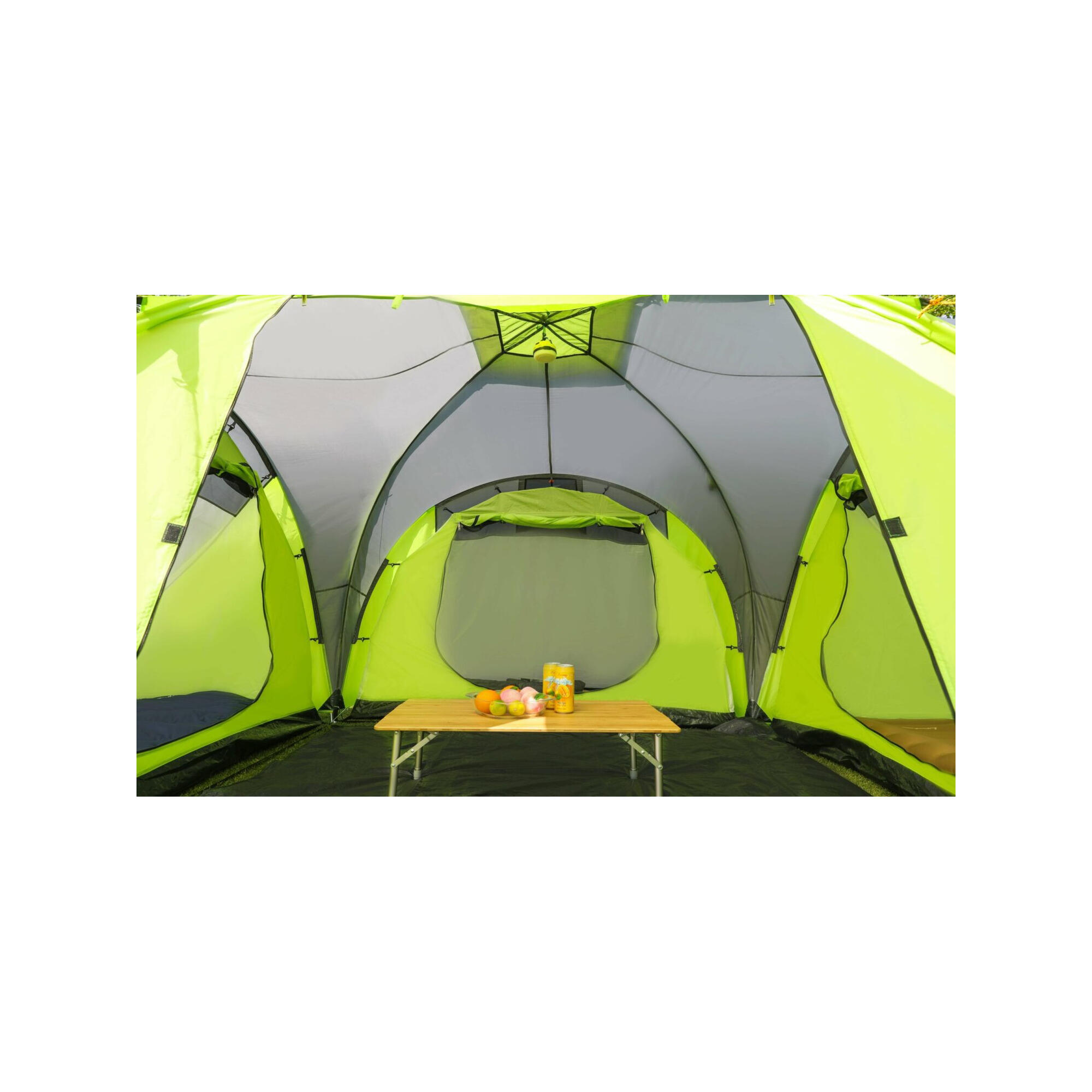 Kingcamp 6-persoons familie campingtent Lucca - Afmetingen: 520 x 330 x 195 cm 3/7