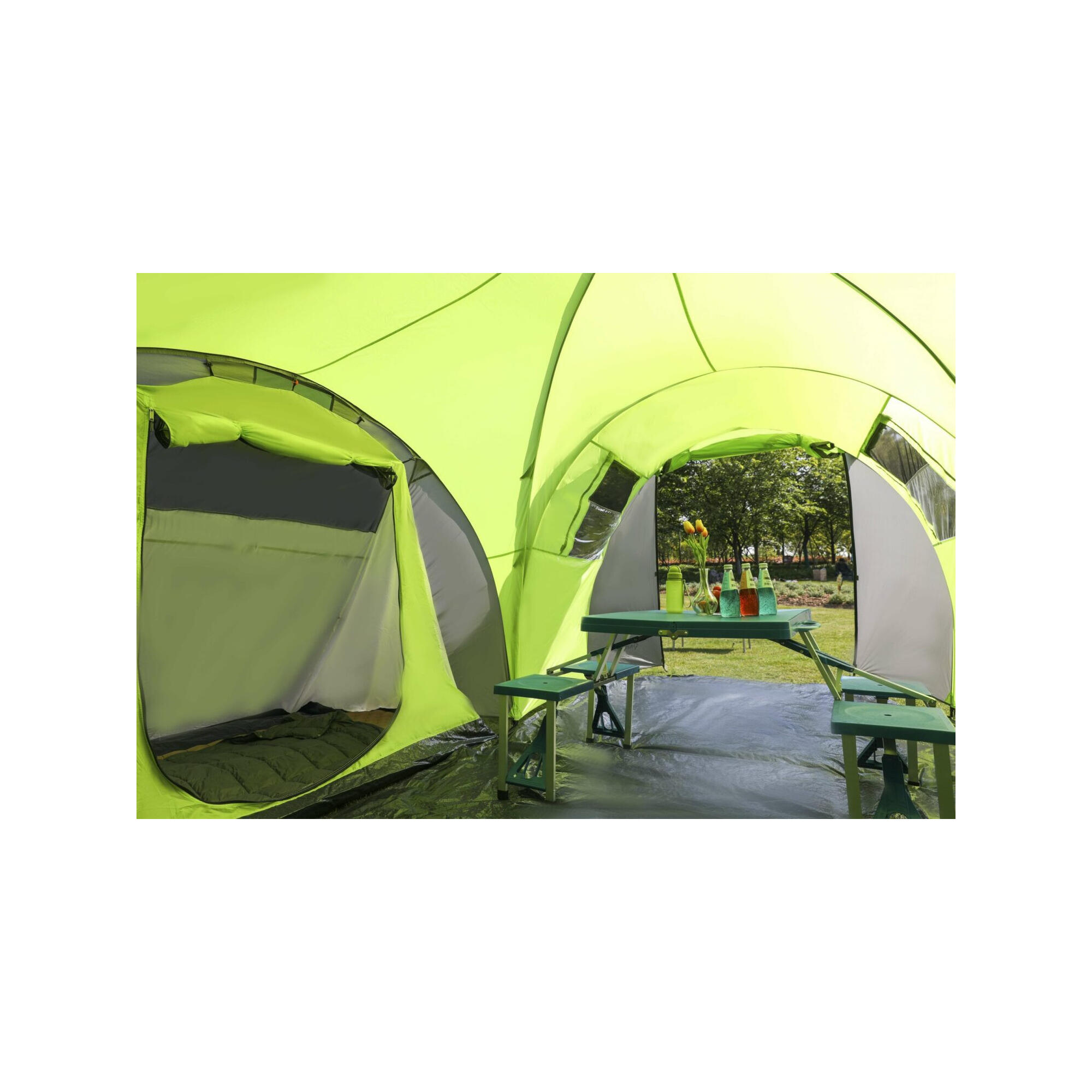 Tente camping familiale 8 places Torino Kingcamp - 600 x 570 x 203 cm 4/7