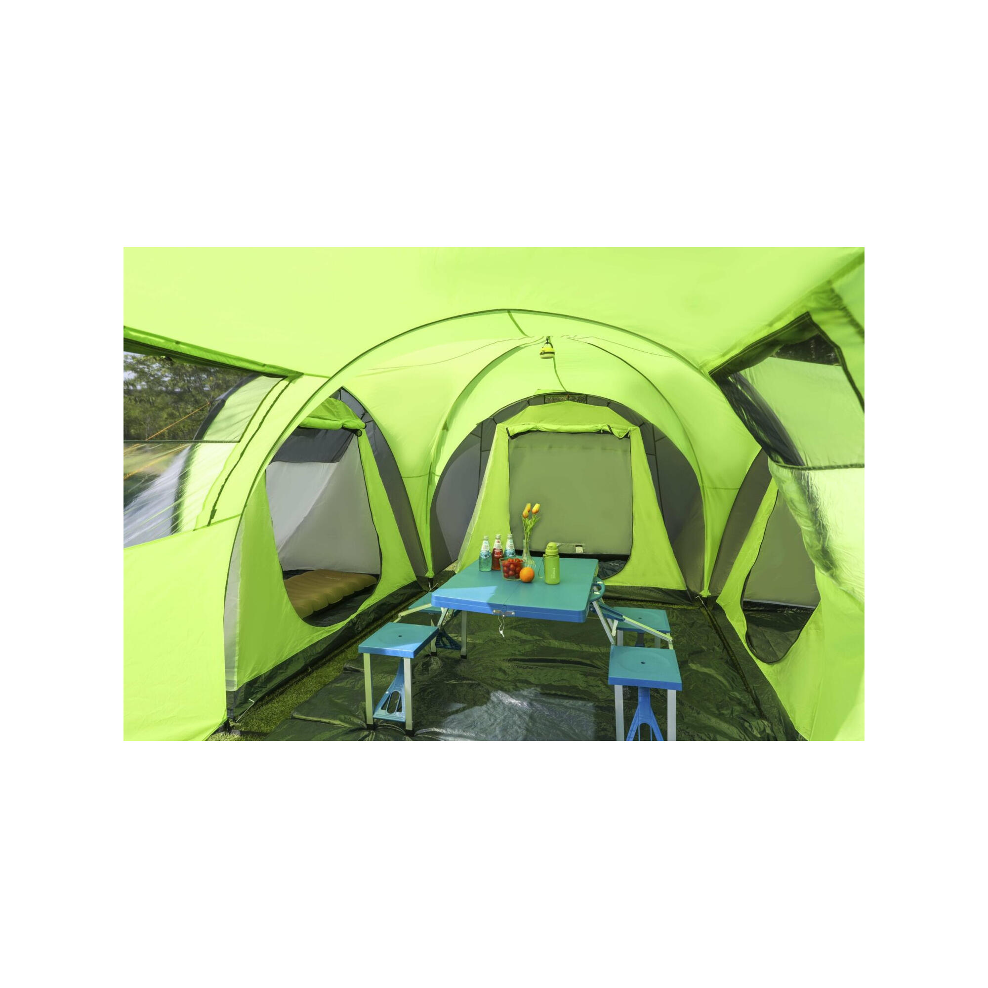 Tente camping familiale 8 places Torino Kingcamp - 600 x 570 x 203 cm 3/7
